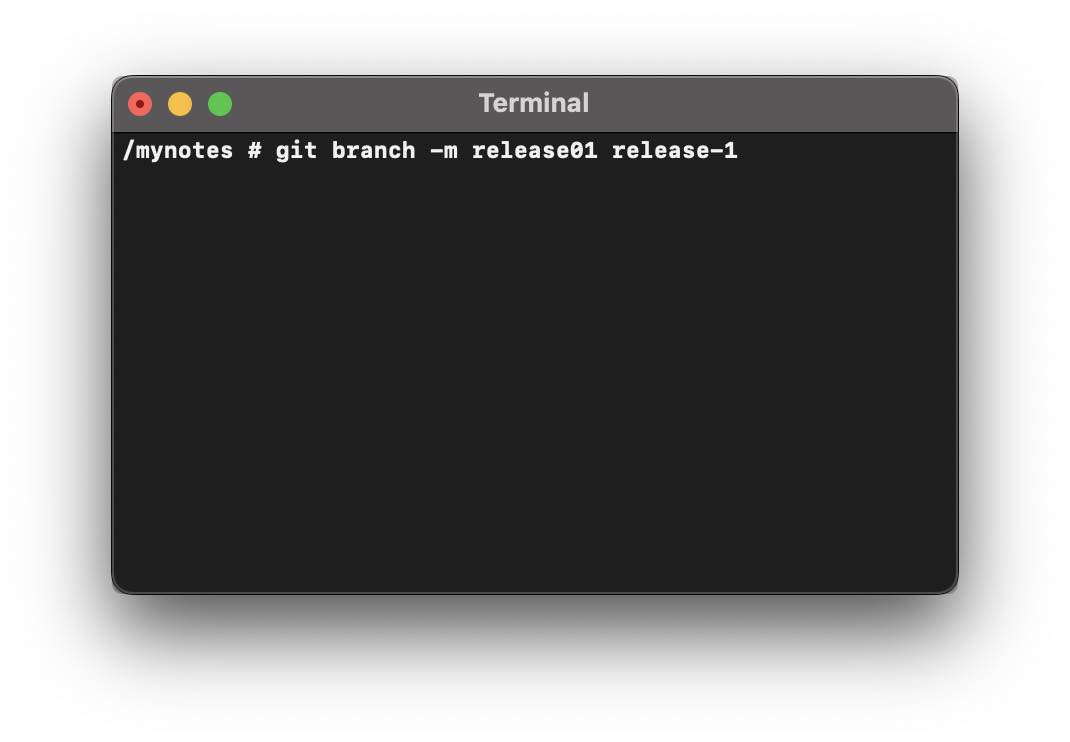 Rename git branch on Local and GitHub Remove using Command